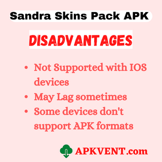Sandra Skins disadvantages