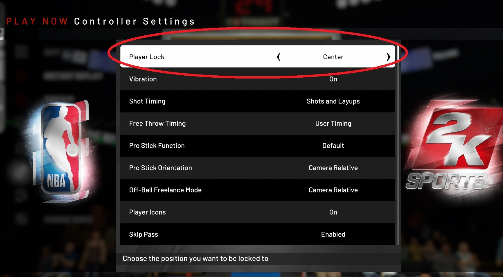 When to use player lock in NBA 2K22