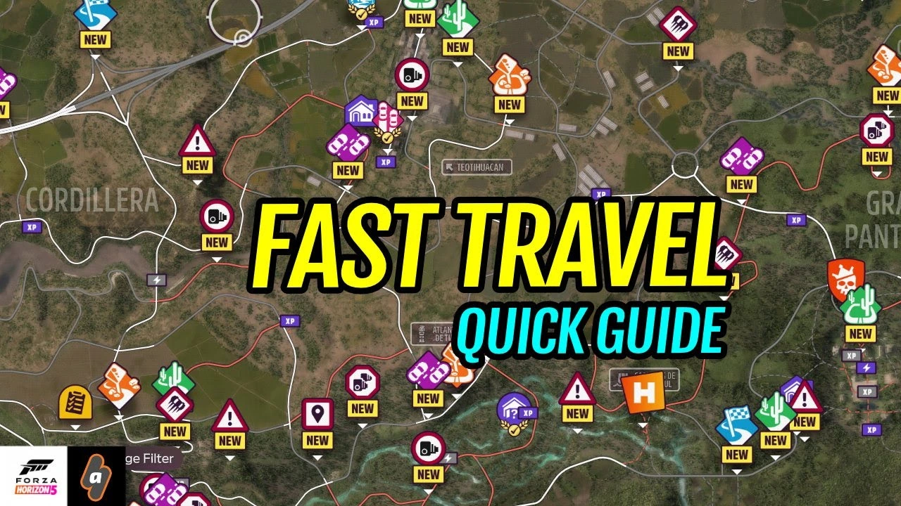 fast travel in Forza Horizon 5