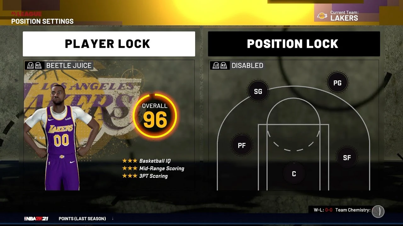player lock in NBA 2k22